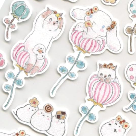 Active Corp Sticker Sheet Tocoro Comugi x Sanrio Cinnamoroll