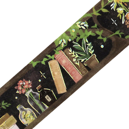 BGM 20mm Foil Stamp Washi Tapes "Fantasy Biblio" Botanicals | papermindstationery.com