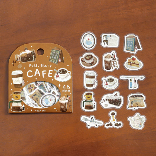 BGM Flake Stickers - Petit Story Cafe | Papermind Shop