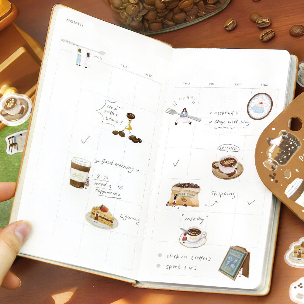 BGM Flake Stickers - Petit Story Cafe
