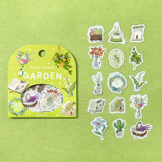 BGM Flake Stickers - Petit Story Gardening | Papermind Shop