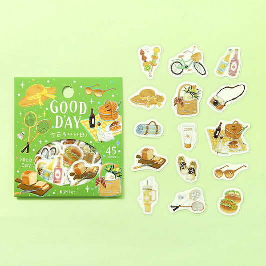 BGM Foil-Stamped Flake Stickers – Another Good Day: Good Day