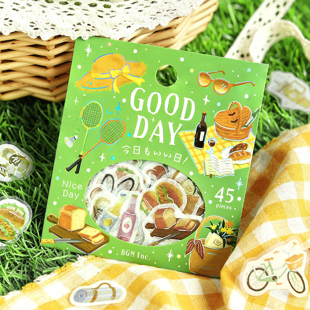 BGM Foil-Stamped Flake Stickers – Another Good Day: Good Day