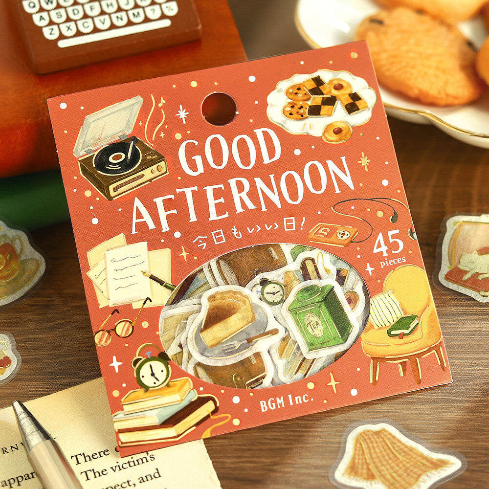 BGM Foil-Stamped Flake Stickers – Another Good Day: Good Afternoon