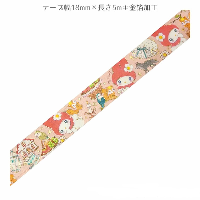 Miki Takei x Sanrio Character 18mm Washi Tape Masking Tape My Melody