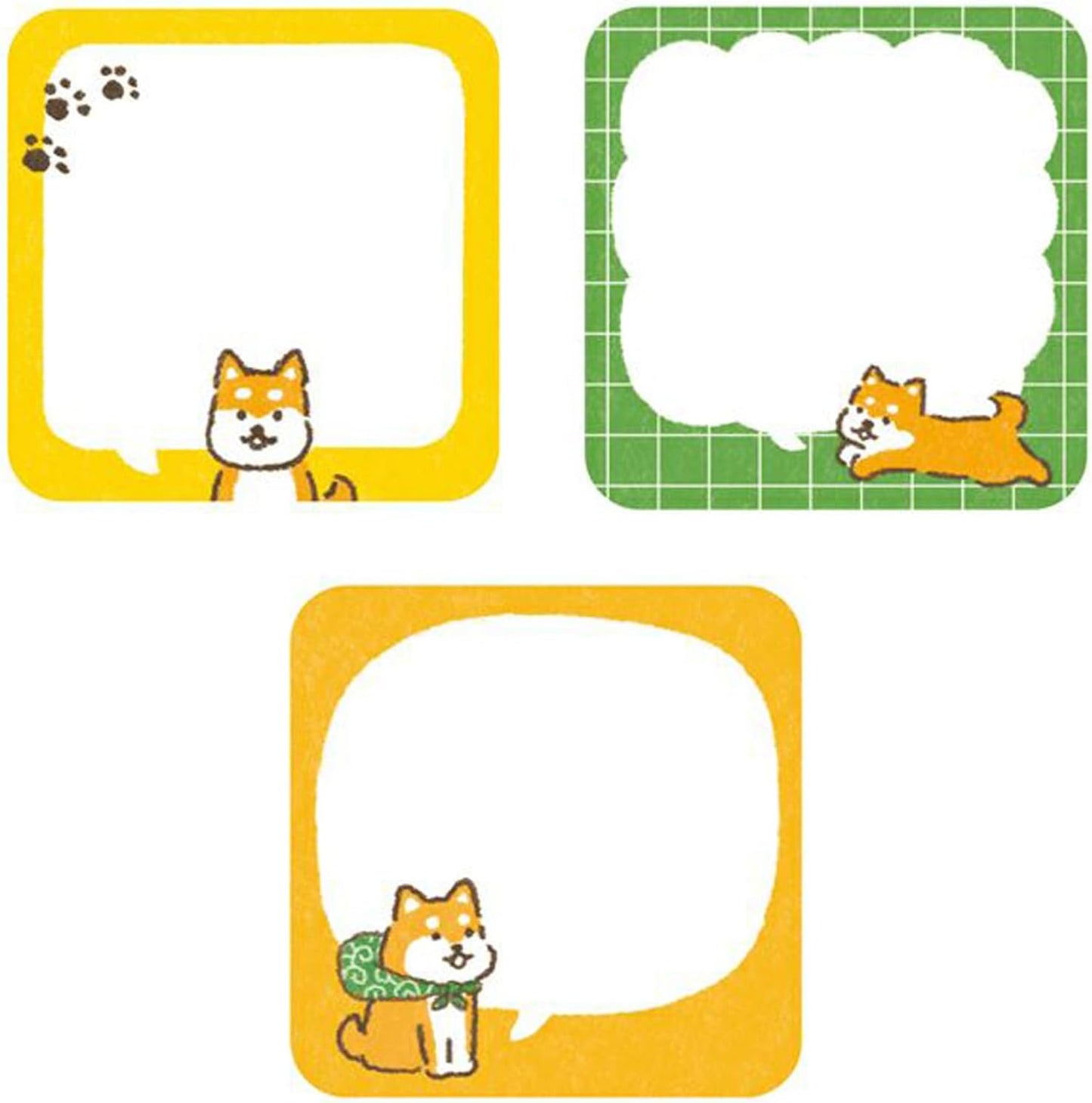 Furukawashiko Sticky Notes - Speech Bubble Dog | Papermind Shop