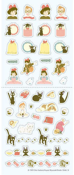 Studio Ghibli Sticker Sheet Schedule Sticker Kiki's Delivery Service