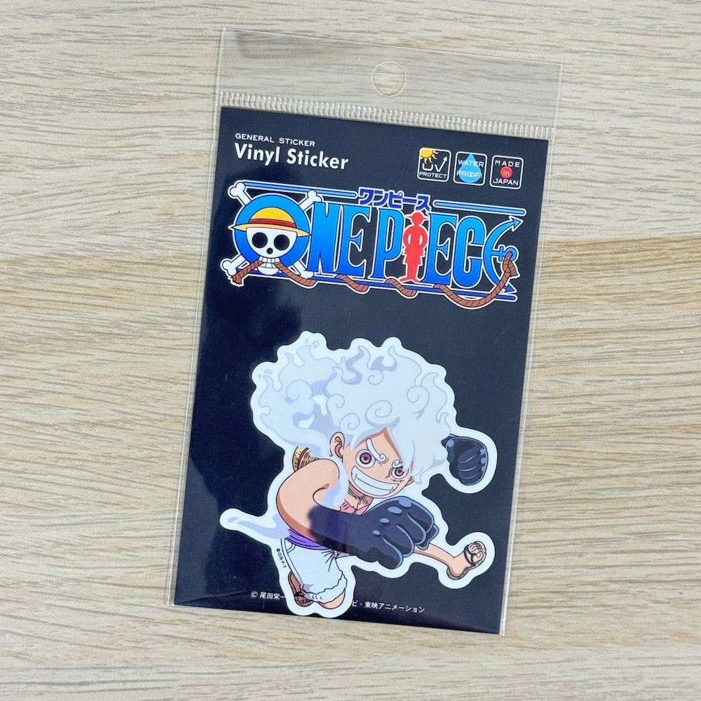 ONE PIECE Die-Cut Sticker – Chibi Luffy (Gear 5) Battle | Anime Decal for Laptops & Phones - Shop Vinyl Stickers and Japanese Stationery at Papermind Stationery Shop