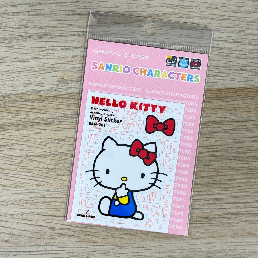 Sanrio Characters Half-Cut Sticker Sheet – Hello Kitty | Kawaii Decals for Phones & Laptops - Shop Vinyl Stickers and Japanese Stationery at Papermind Stationery Shop