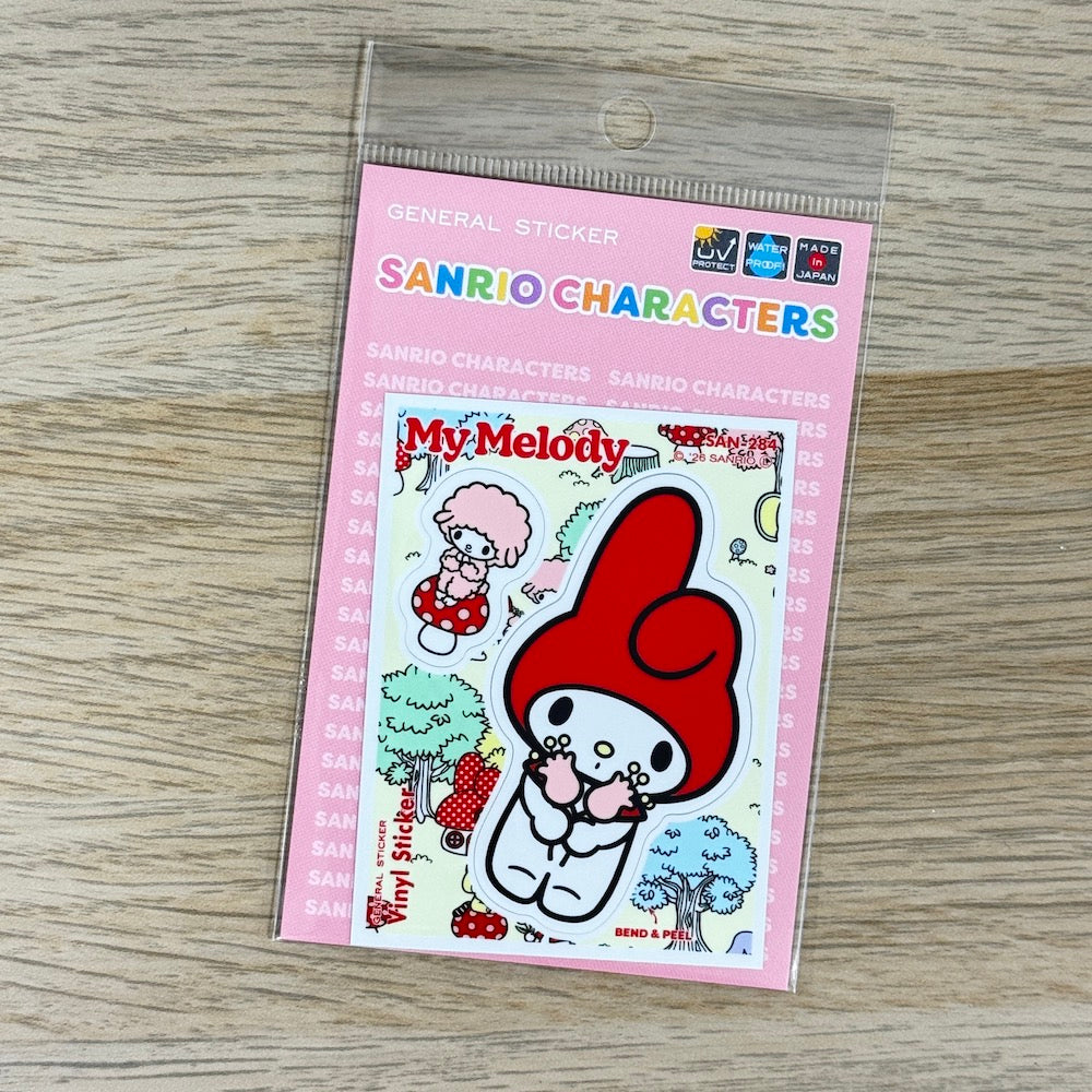Sanrio Characters Half-Cut Sticker Sheet – My Melody | Kawaii Decals for Planners & Scrapbooking - Shop Vinyl Stickers and Japanese Stationery at Papermind Stationery Shop