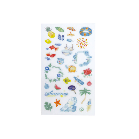 Irodo Paper Transfer Stickers - Summer | Papermind Shop