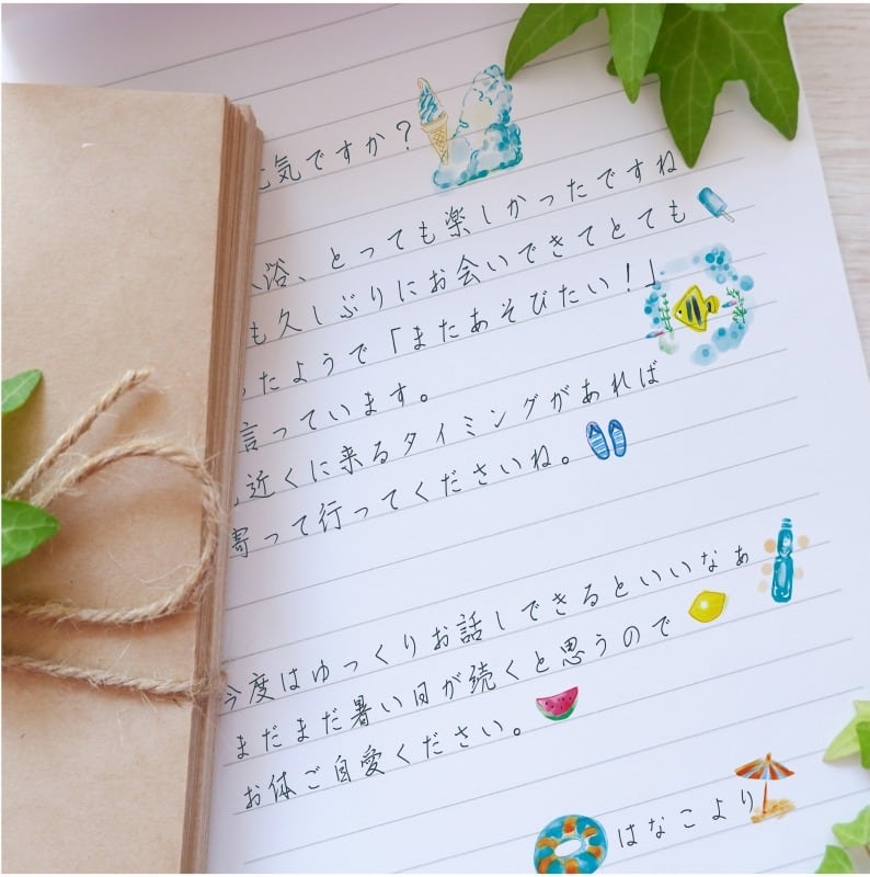 Irodo Paper Transfer Stickers - Summer | Papermind Shop