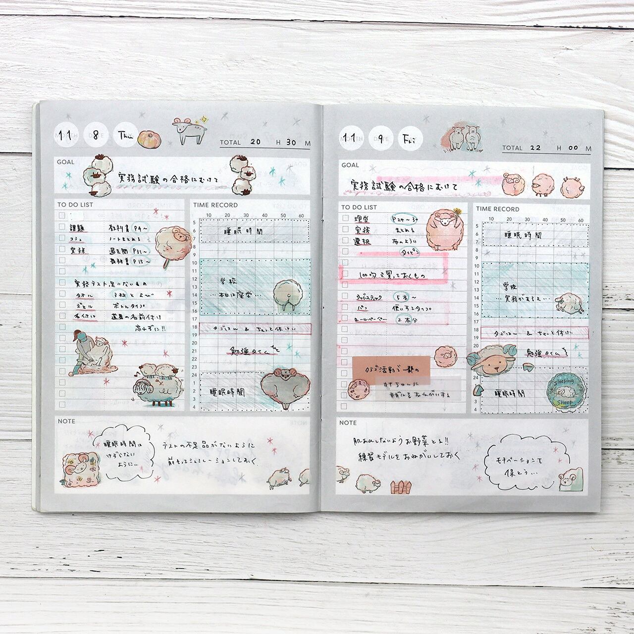 Irodo Paper Transfer Stickers - Sheep | Papermind Shop