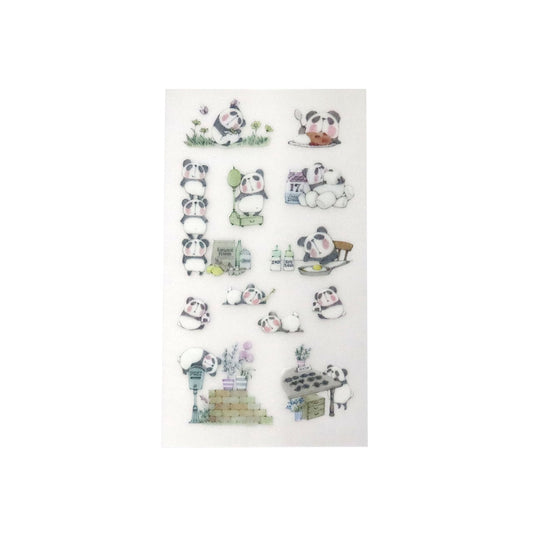 Irodo Paper Transfer Stickers - Panda | Papermind Shop
