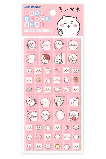 Kamio Japan Chiikawa Drop Block Stickers (Chiikawa)