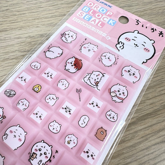 Chiikawa Drop Block Stickers (Chiikawa) - Shop Sticker Sheets and Japanese Stationery at Papermind Stationery Shop