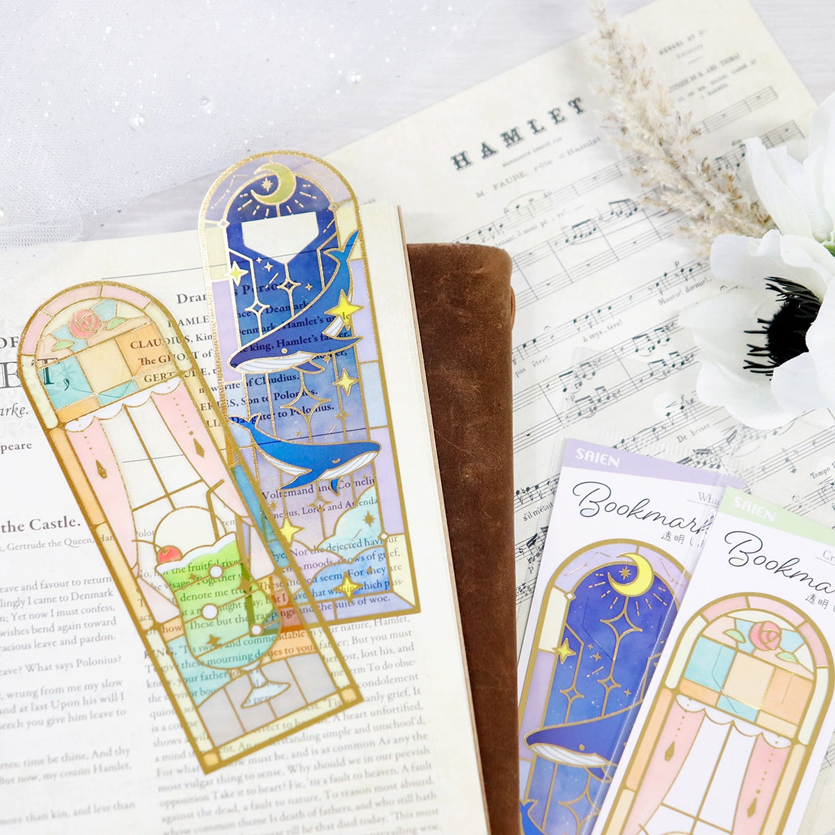 Kamiiso Transparent Bookmark - Whale
