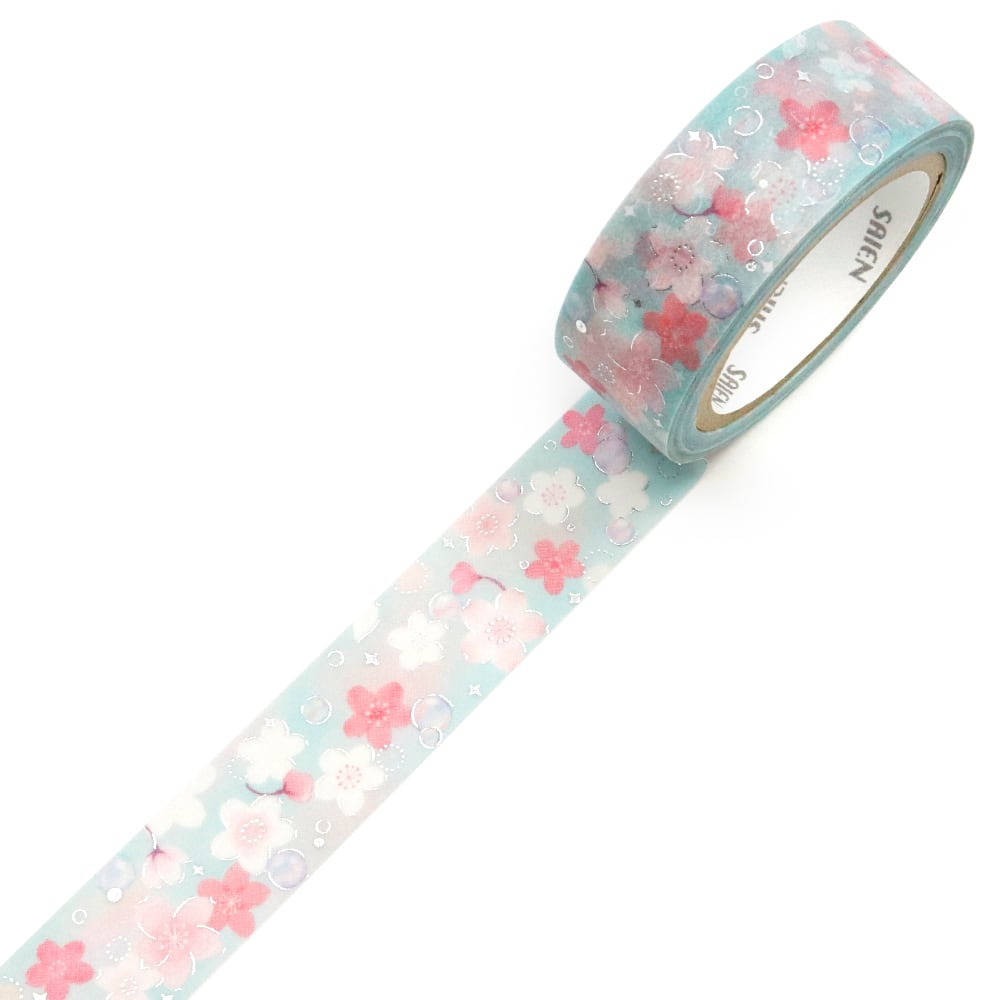 Kamiiso Saien 15mm Washi Tape - Cherry Blossom Season | Papermind Shop
