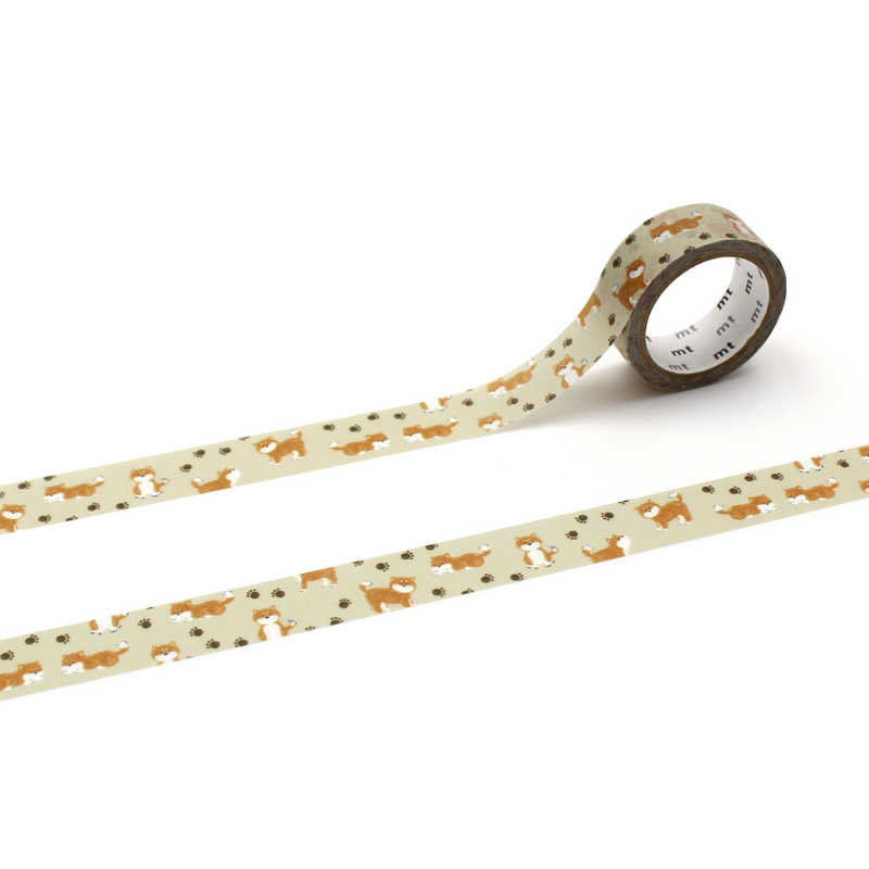 MT 15mm Washi Tape - Cute Shiba Dog