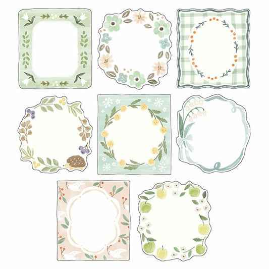 Mind Wave Ricordo Flake Stickers Botanical Green Frames