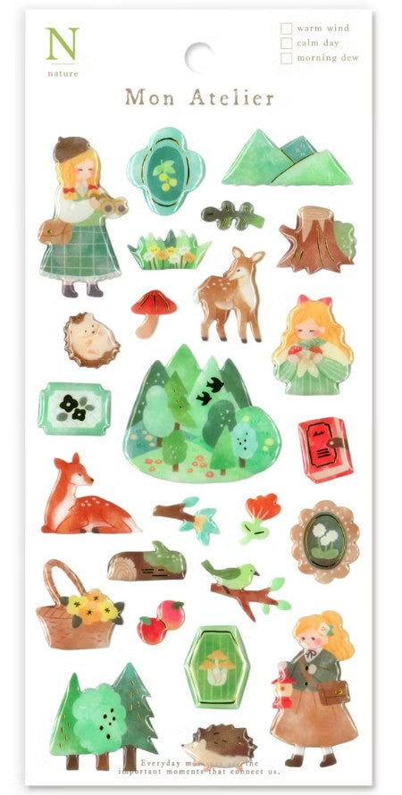 Mind Wave Mon Atelier Sticker - Nature | Papermind Shop