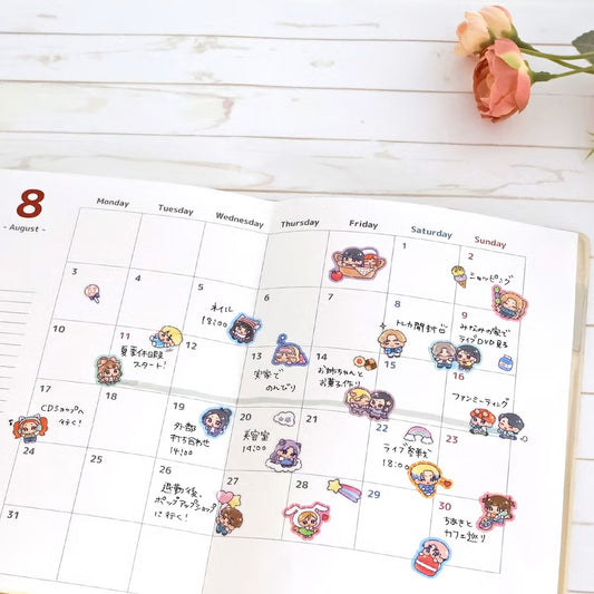 Mind Wave Sticker Sheet - PETIT MATE Best Friends| Papermind Stationery