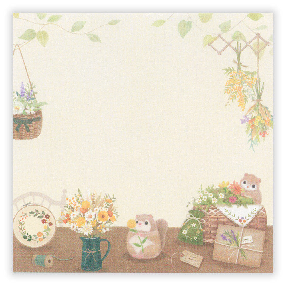 NB Co. Memo Pad - Flying Squirrel x Flower | Papermind Shop