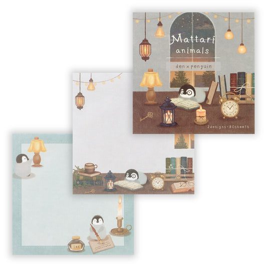 NB Co. Memo Pad - Penguin x Night | Papermind Shop