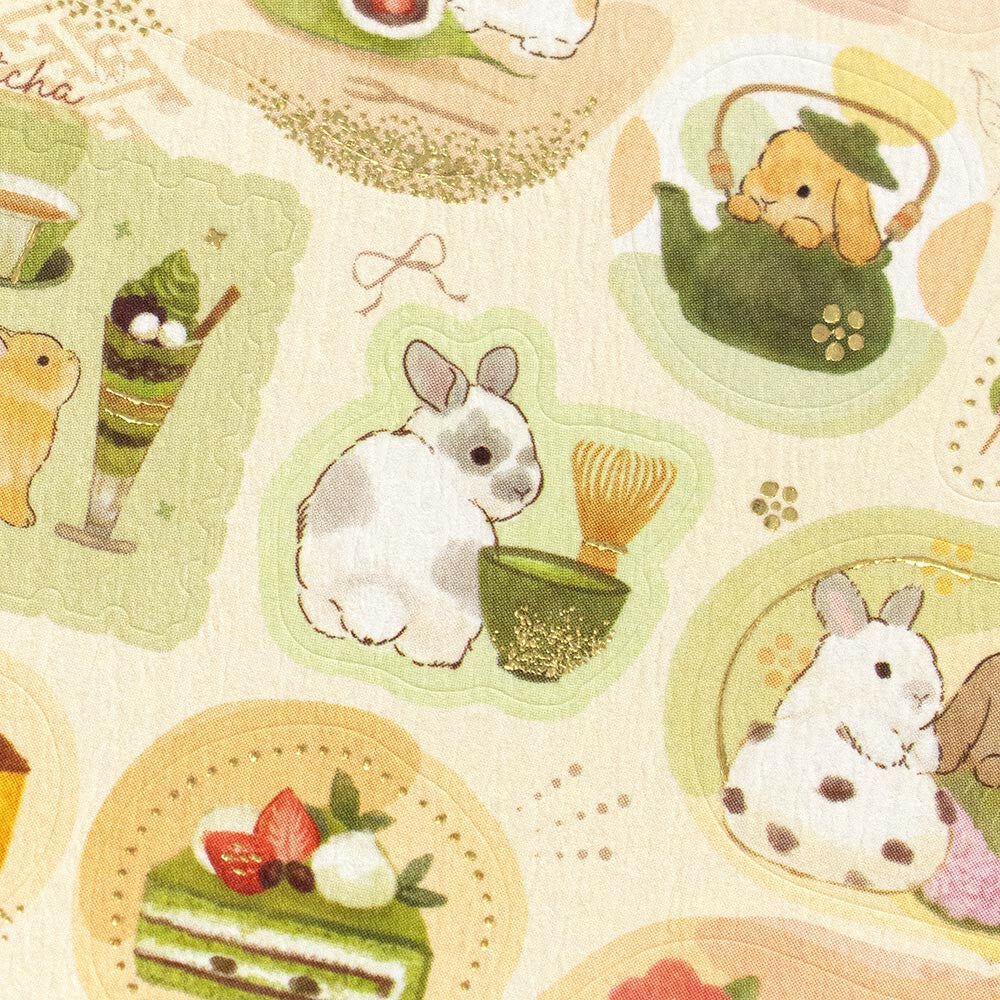 NB Co. Sticker Sheet - Rabbit & Japanese Sweets