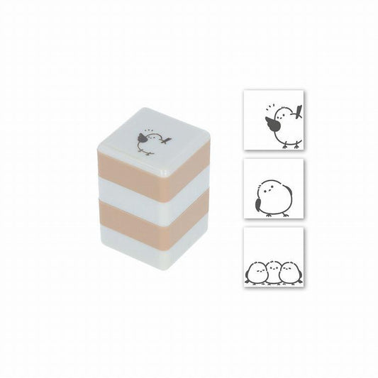 Sunstar Stationery Popping Up Stamp - Long-tailed Tit Bird | Papermind Shop