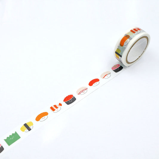 World Craft 15mm Washi Tape - Smiling Sushi | Papermind Shop