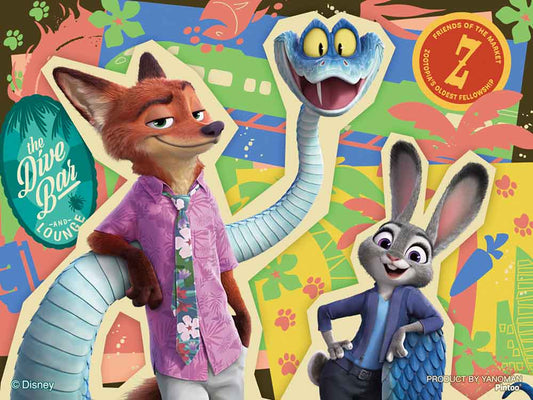 Yanoman Petit Paris Clear Jigsaw Puzzle 150 Pcs - Disney Zootopia 2 | Papermind Stationery