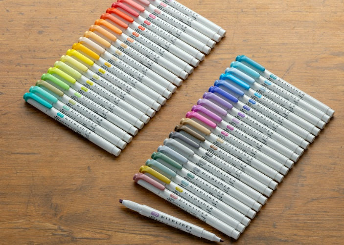 Shop Zebra Mildliner Highlighters Individually - Papermind Stationery Shop