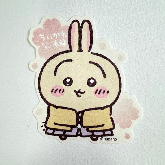 [Member Exclusive Rewards] Chiikawa Die-Cut Sticker - Usagi in Kimono - Shop Flake Stickers and Japanese Stationery at Papermind Stationery Shop