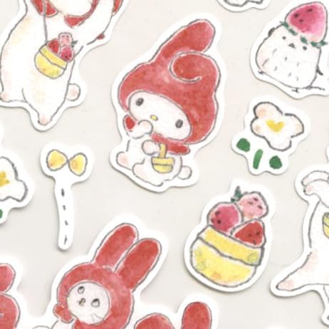 Active Corp Sticker Sheet Tocoro Comugi x Sanrio My Melody