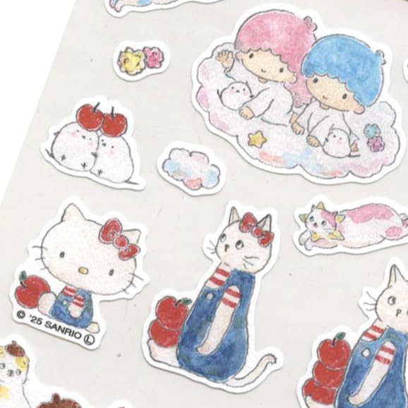 Active Corp Sticker Sheet Tocoro Comugi x Sanrio Characters