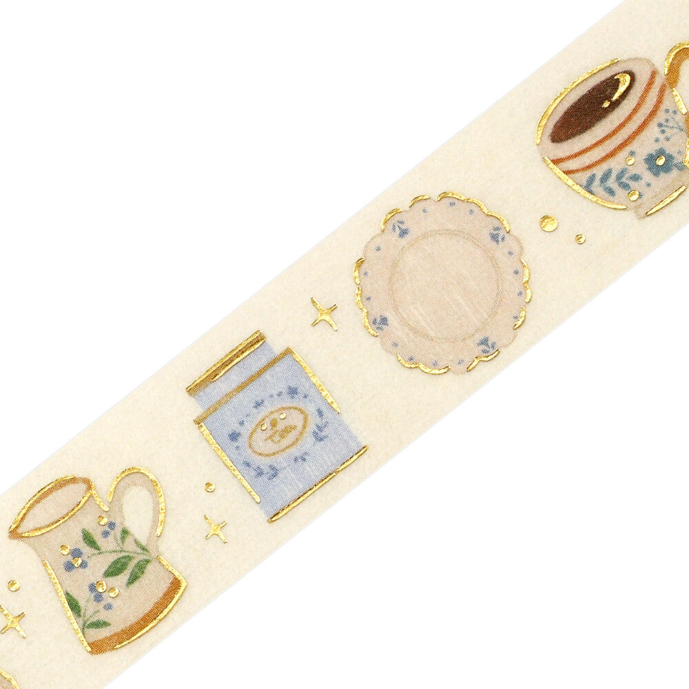 BGM 15mm Washi Tape - Afternoon Tea Set | Papermind Shop