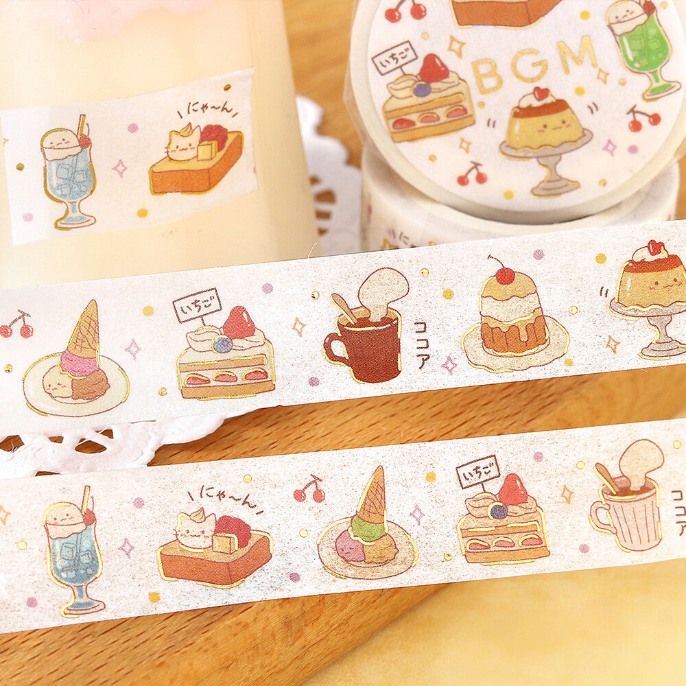 BGM 15mm Washi Tape - Cafe Time | Papermind Shop