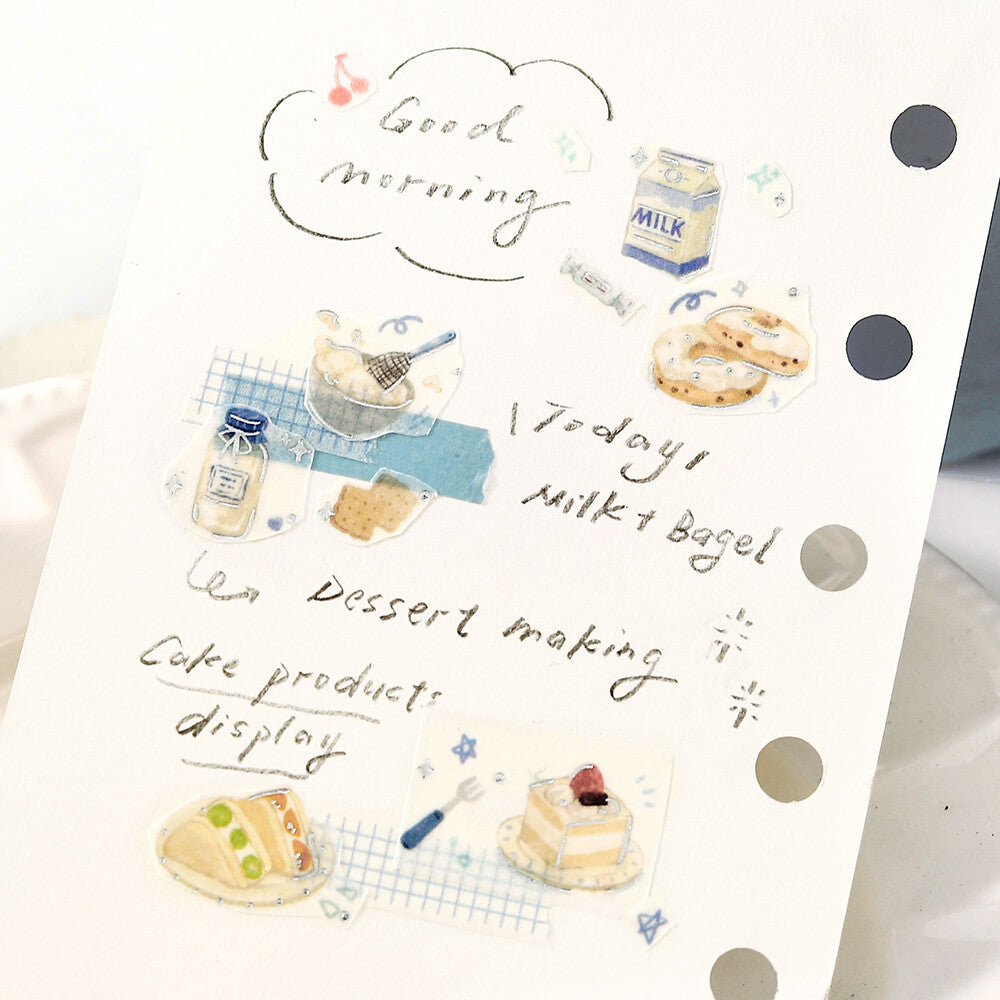 BGM 15mm Washi  Tape "Tokimeki Flavor" - Milk | Papermind Shop