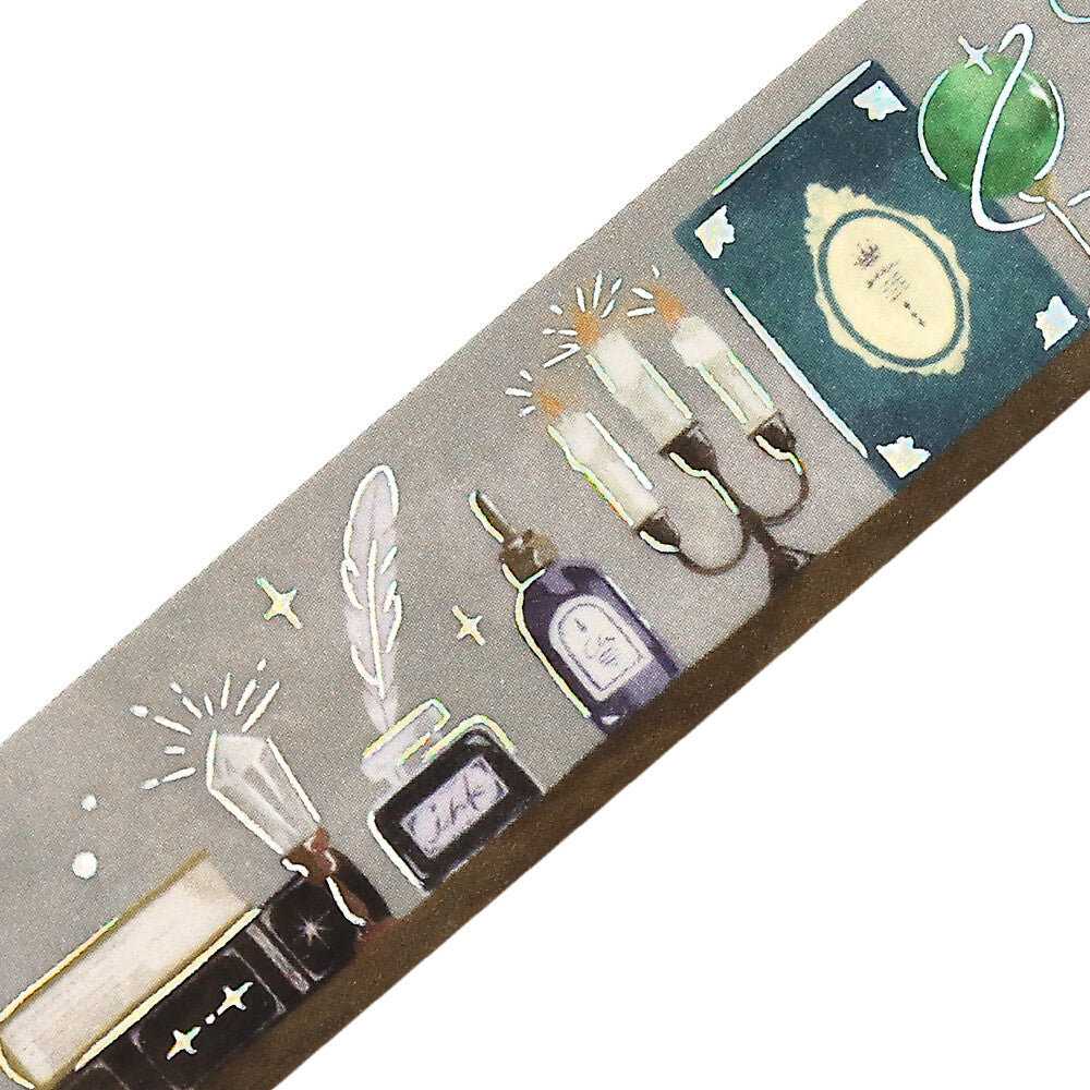 BGM 20mm Foil Stamp Washi Tapes "Fantasy Biblio" Grimoire  | papermindstationery.com