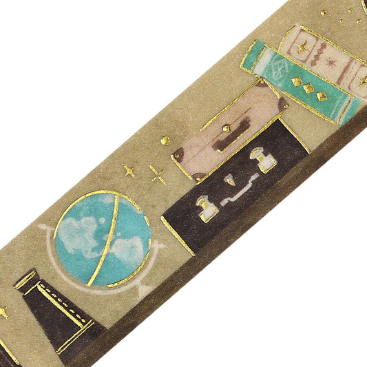 BGM 20mm Foil Stamp Washi Tapes "Fantasy Biblio" Travel | Papermind Shop