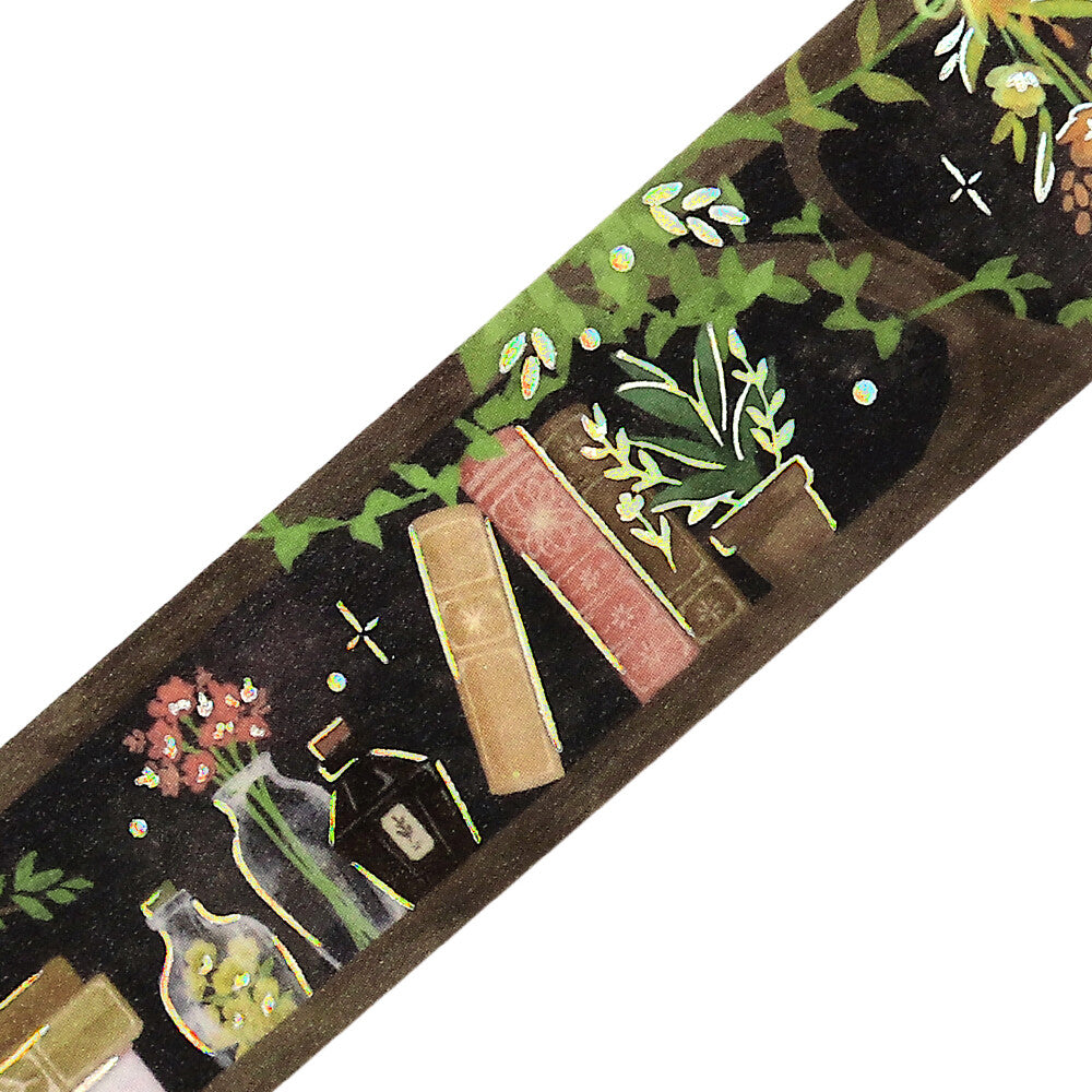 BGM 20mm Foil Stamp Washi Tapes "Fantasy Biblio" Botanicals  | papermindstationery.com