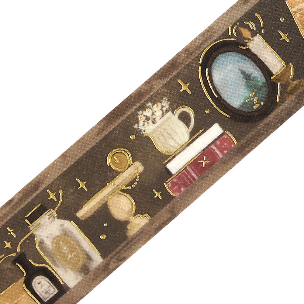 BGM 20mm Foil Stamp Washi Tapes "Fantasy Biblio" Antique | Papermind Shop