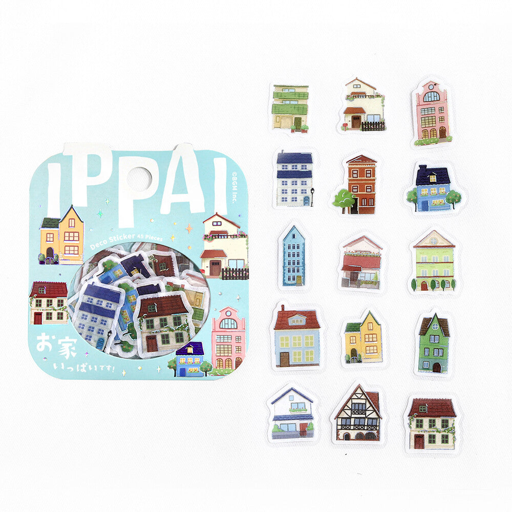 BGM Flake Sticker Foil Stamp "IPPAI" Vol.4 Lots of House