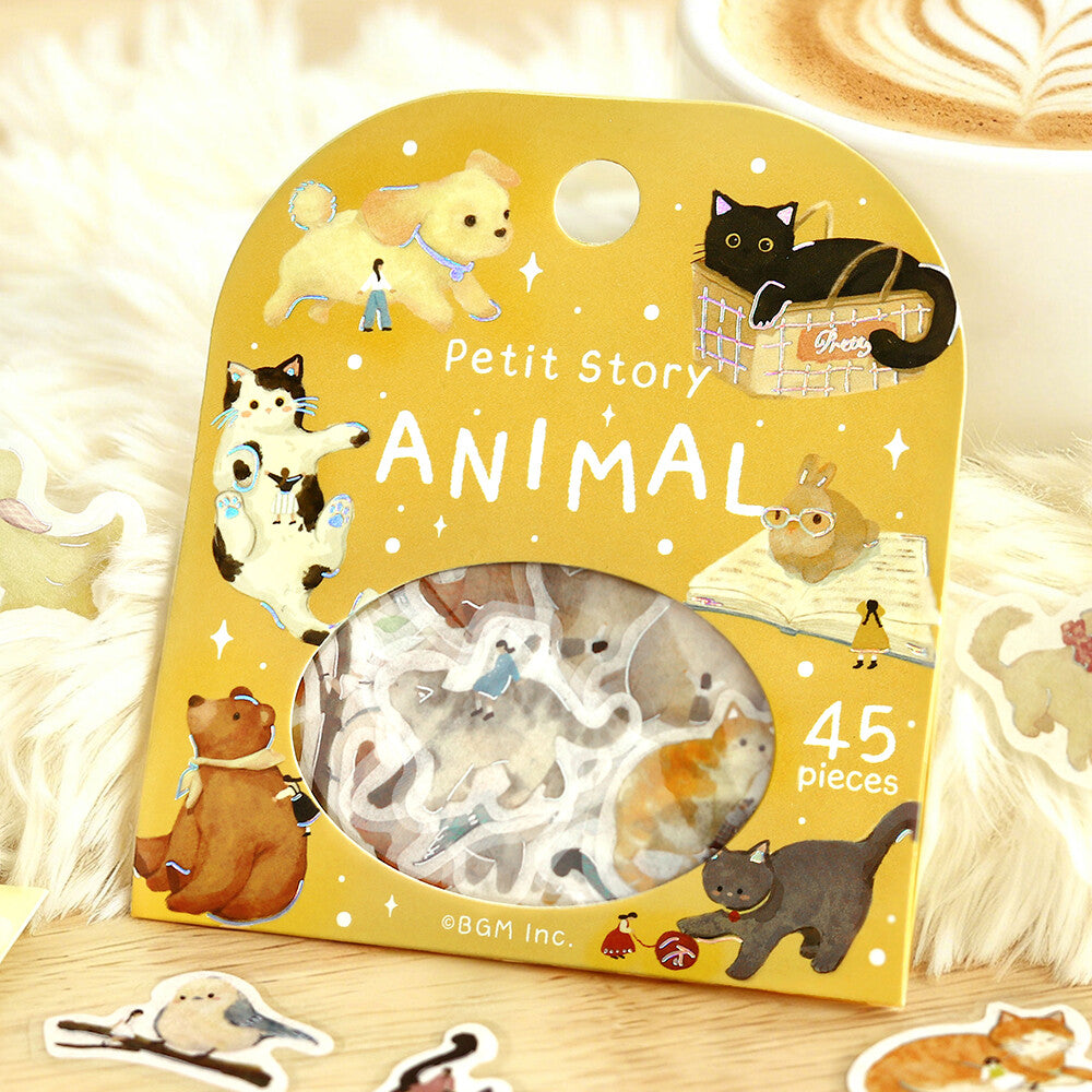 BGM Flake Stickers - Petit Story Animal