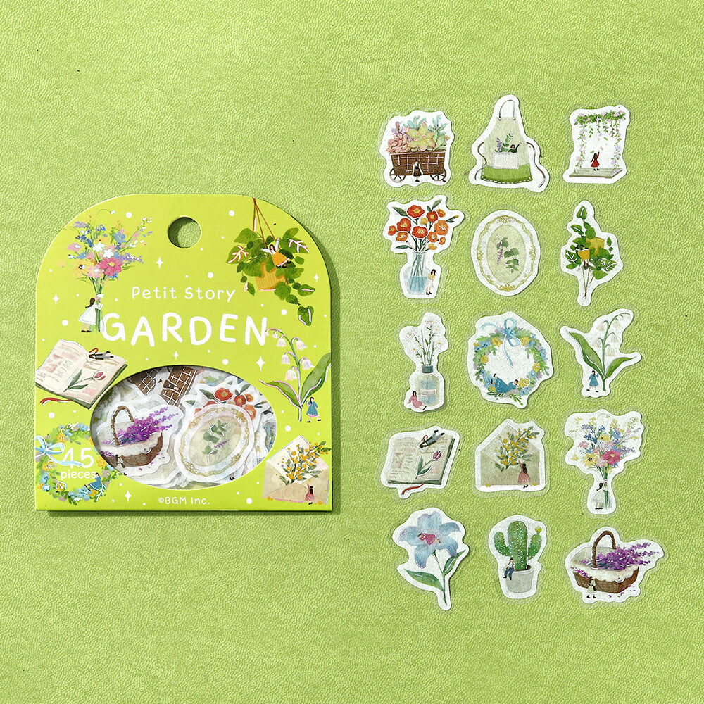 BGM Flake Stickers - Petit Story Gardening | Papermind Shop
