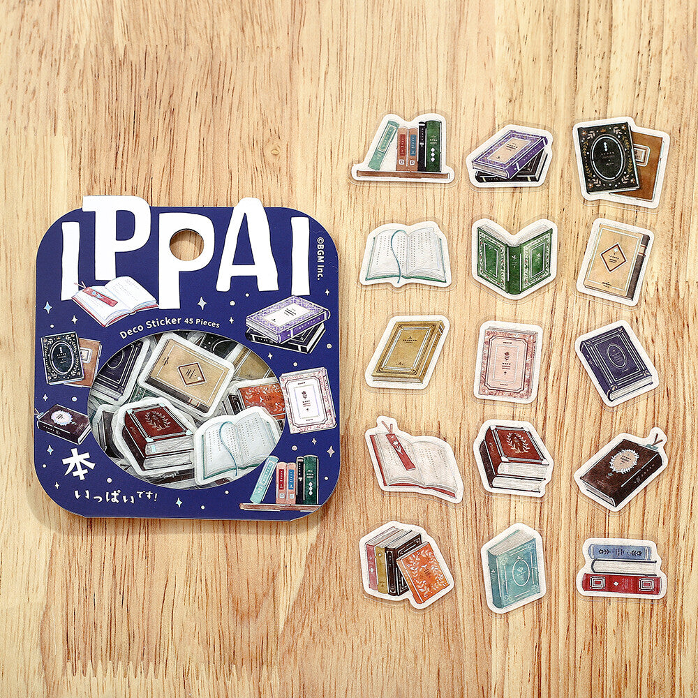 BGM Foil-stamped Flake Stickers "IPPAI" Lots of Flake Stickers and Books