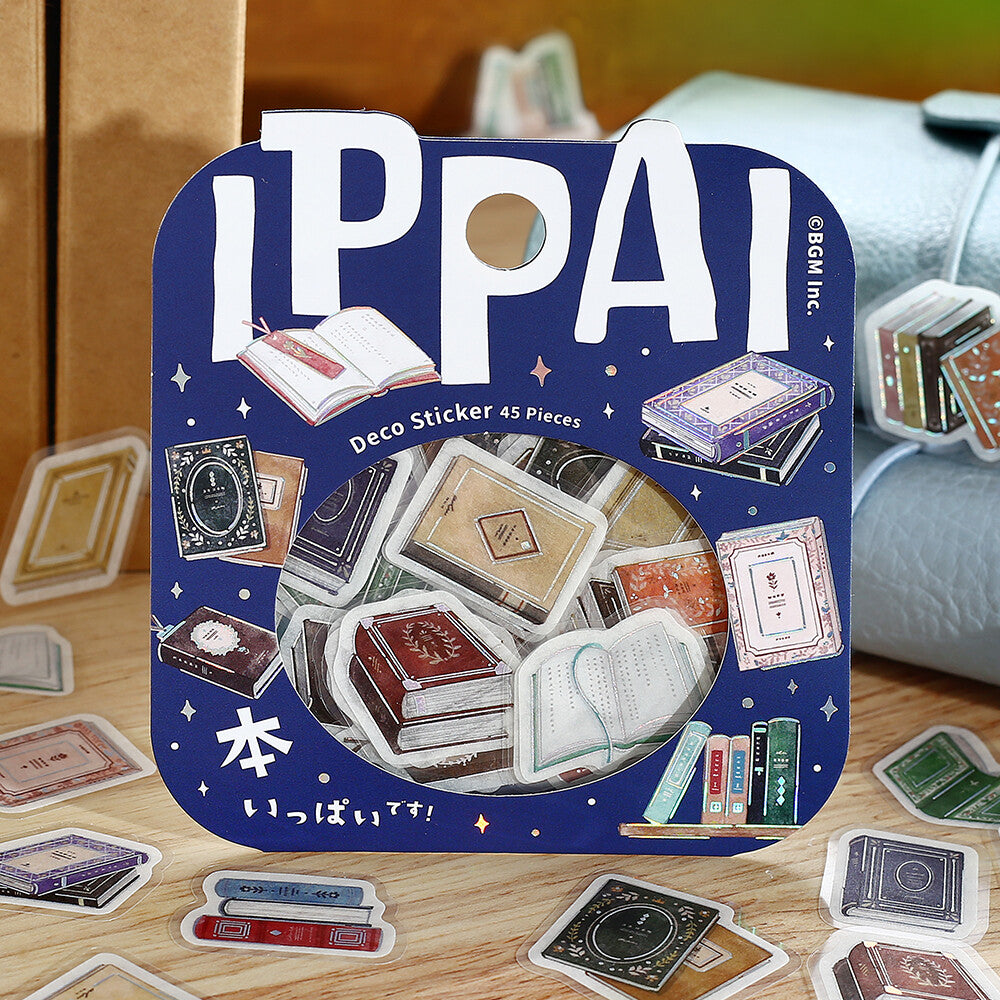 BGM Foil-stamped Flake Stickers "IPPAI" Lots of Flake Stickers and Books