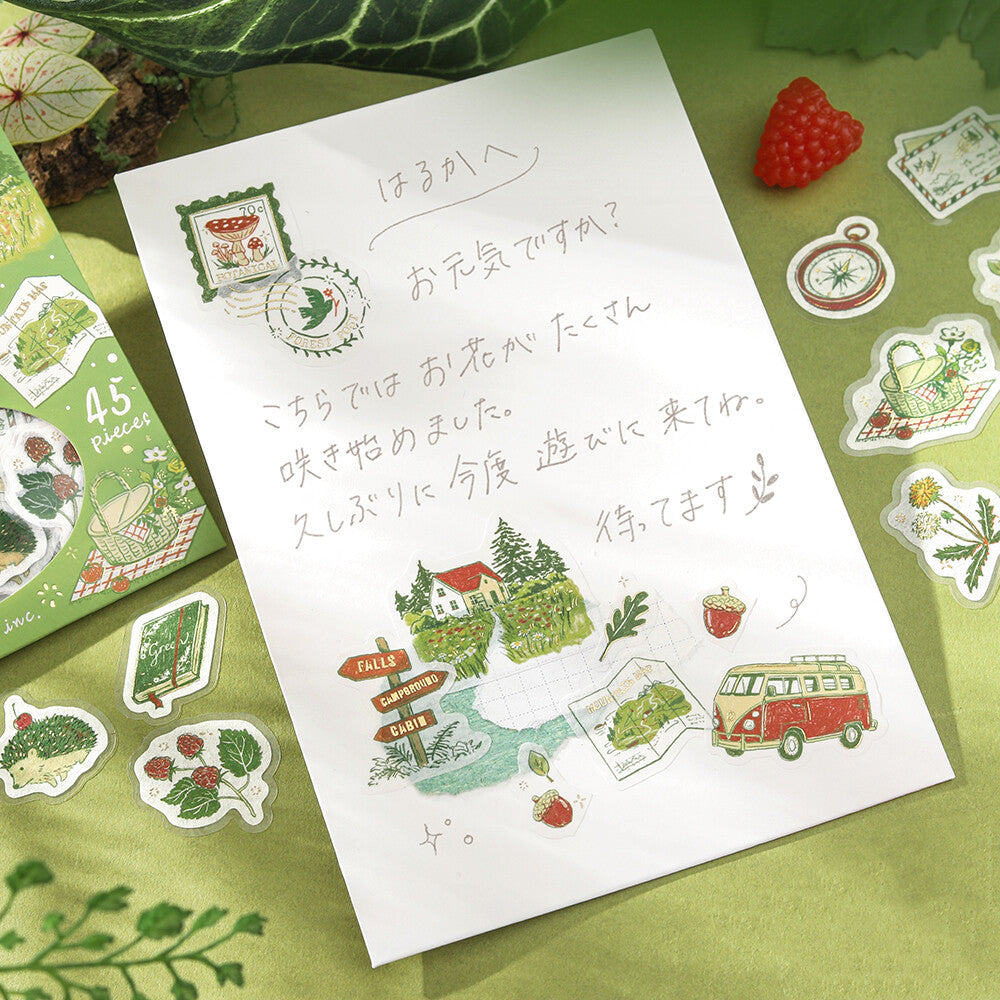 BGM Foil-stamped Flake Stickers "Fragments of a Journey" - To the Forest