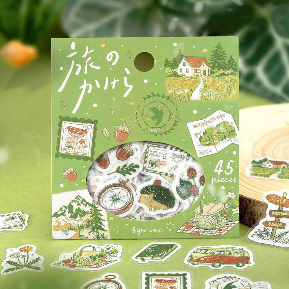 BGM Foil-stamped Flake Stickers "Fragments of a Journey" - To the Forest